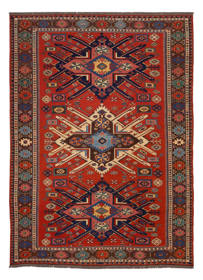 Kilim afgano Alfombra 198x282cm