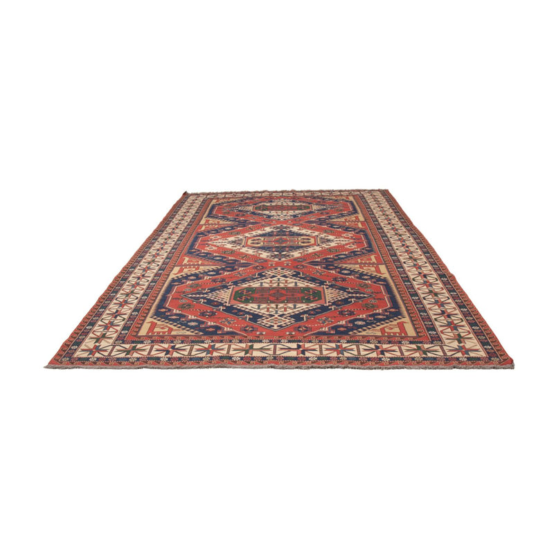 Alfombra Kelim - Oriental - Soumak - 320 x 212 cm - rojo
