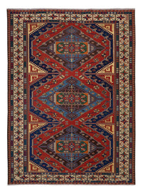 Alfombra Kelim - Oriental - Soumak - 281 x 203 cm - rojo