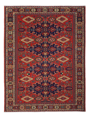 Alfombra Kelim - Oriental - Soumak - 318 x 241 cm - rojo