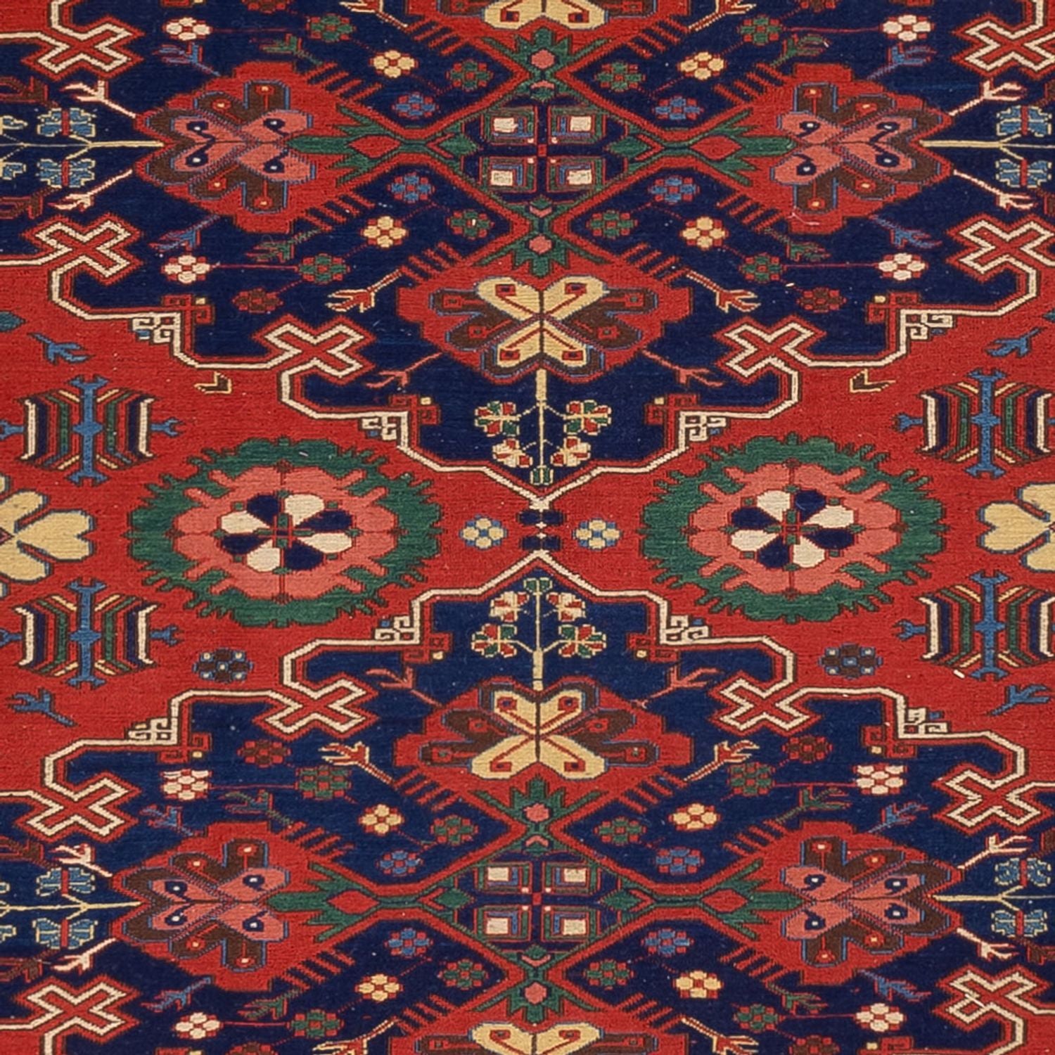 Alfombra Kelim - Oriental - Soumak - 318 x 241 cm - rojo