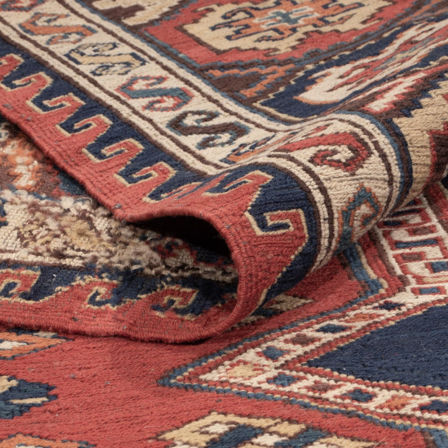 Alfombra Kelim - Oriental - Soumak - 323 x 236 cm - rojo
