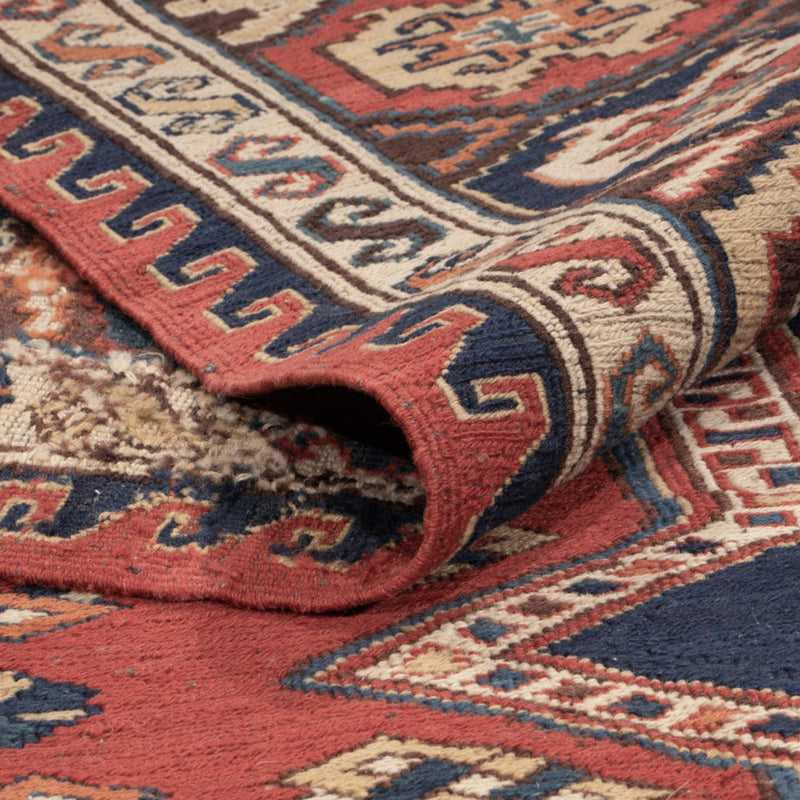 Alfombra Kelim - Oriental - Soumak - 323 x 236 cm - rojo