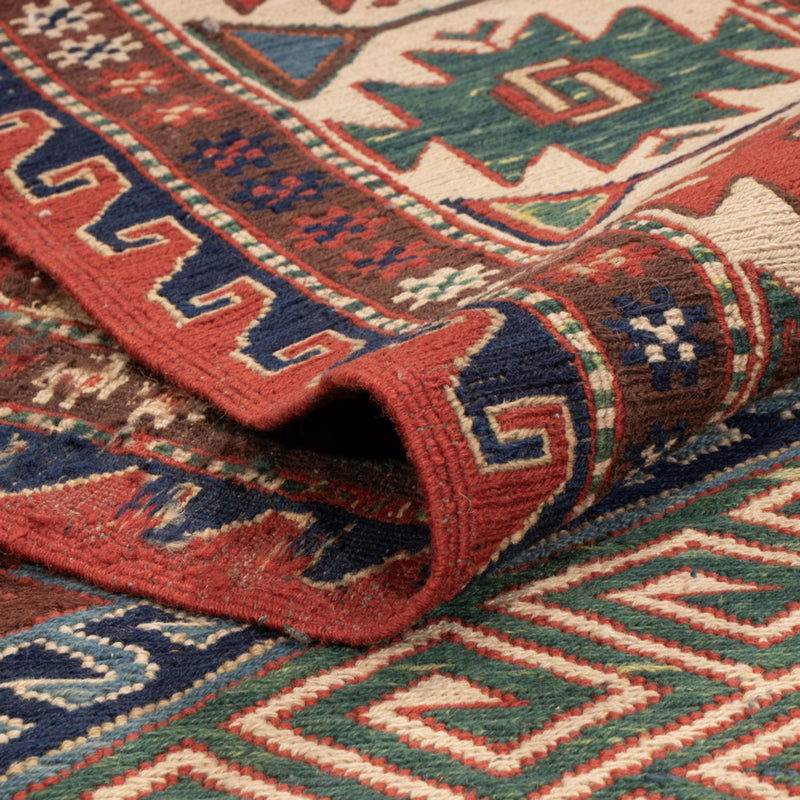 Alfombra Kelim - Oriental - Soumak - 291 x 189 cm - multicolor