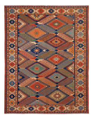 Alfombra Kelim - Oriental - Soumak - 272 x 205 cm - multicolor
