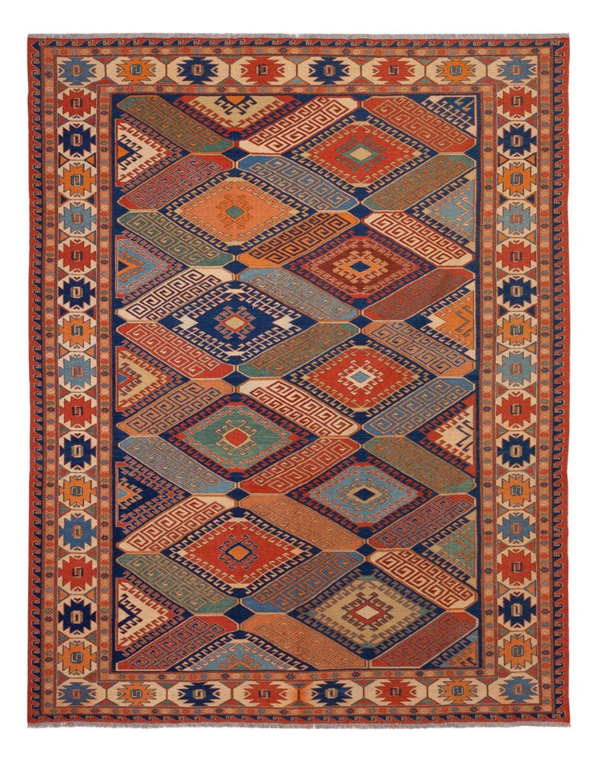 Alfombra Kelim - Oriental - Soumak - 272 x 205 cm - multicolor