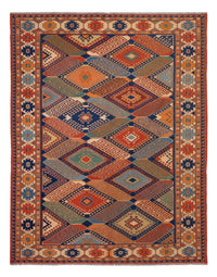 Alfombra Kelim - Oriental - Soumak - 272 x 205 cm - multicolor