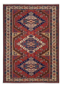 Alfombra Kelim - Oriental - Soumak - 282 x 204 cm - rojo