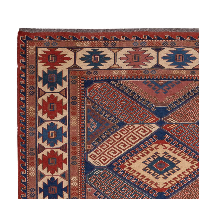 Alfombra Kelim - Oriental - Soumak - 285 x 192 cm - óxido