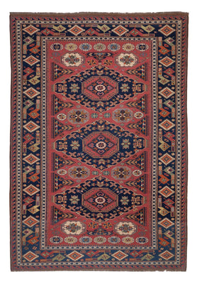 Alfombra Kelim - Oriental - Soumak - 297 x 210 cm - óxido