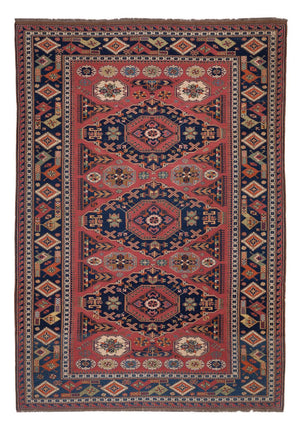 Alfombra Kelim - Oriental - Soumak - 297 x 210 cm - óxido
