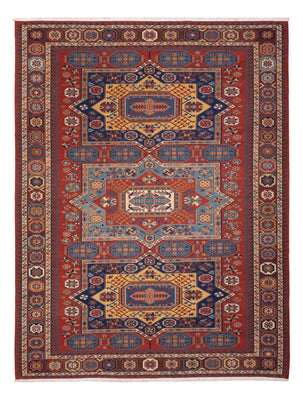 Alfombra Kelim - Oriental - Soumak - 329 x 256 cm - rojo