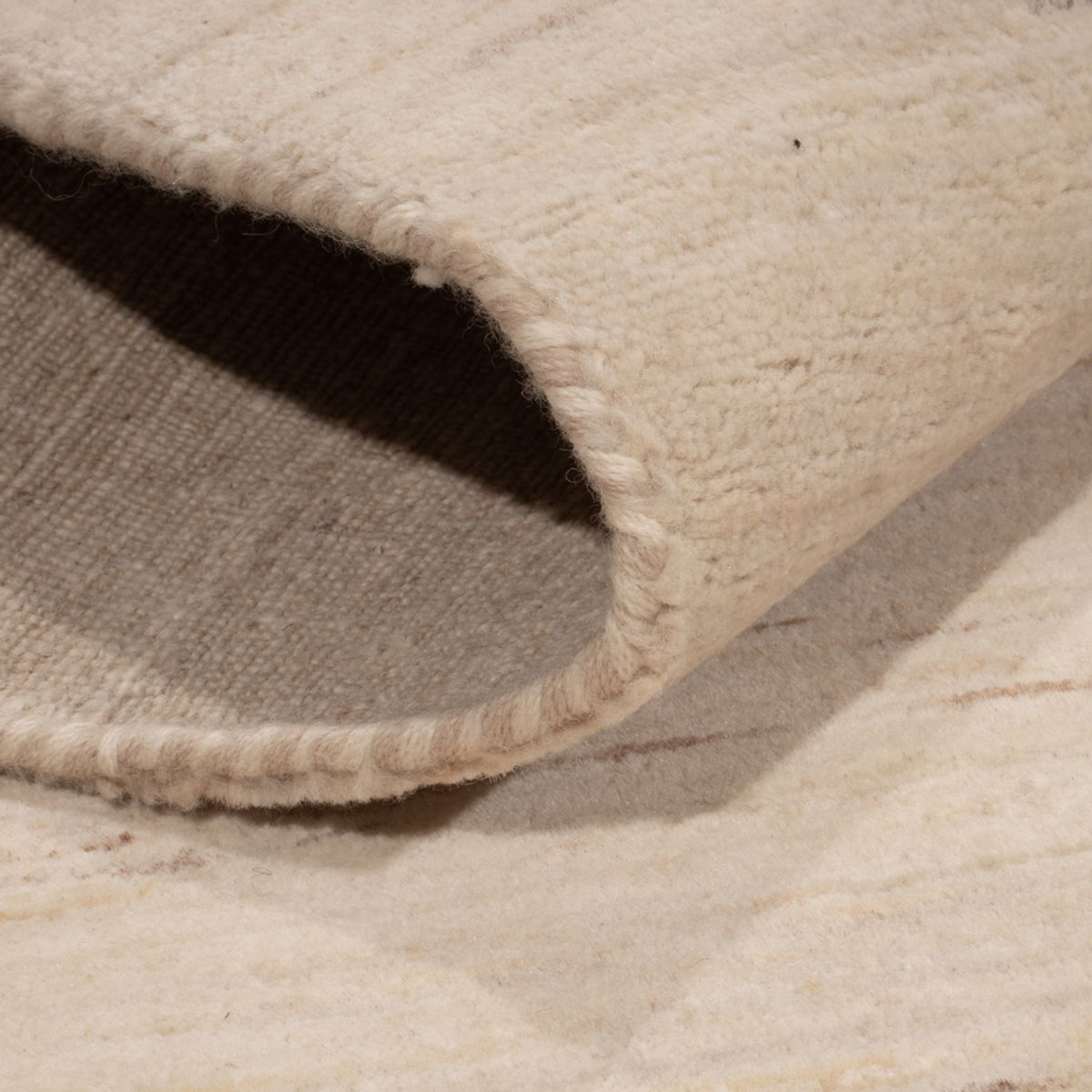 Alfombra Gabbeh - Loribaft Indus - 152 x 104 cm - crema