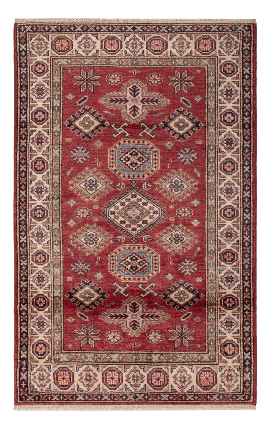 Alfombra Ziegler - Kazak - 150 x 96 cm - rojo