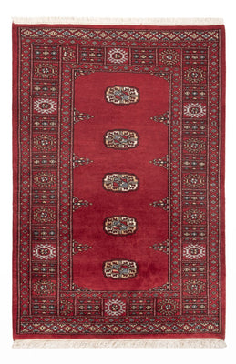 Alfombra Pakistani - 132 x 89 cm - rojo