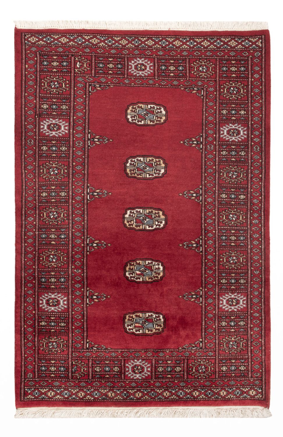 Alfombra Pakistani - 132 x 89 cm - rojo