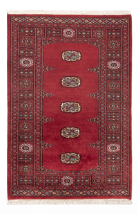 Alfombra Pakistani - 132 x 89 cm - rojo
