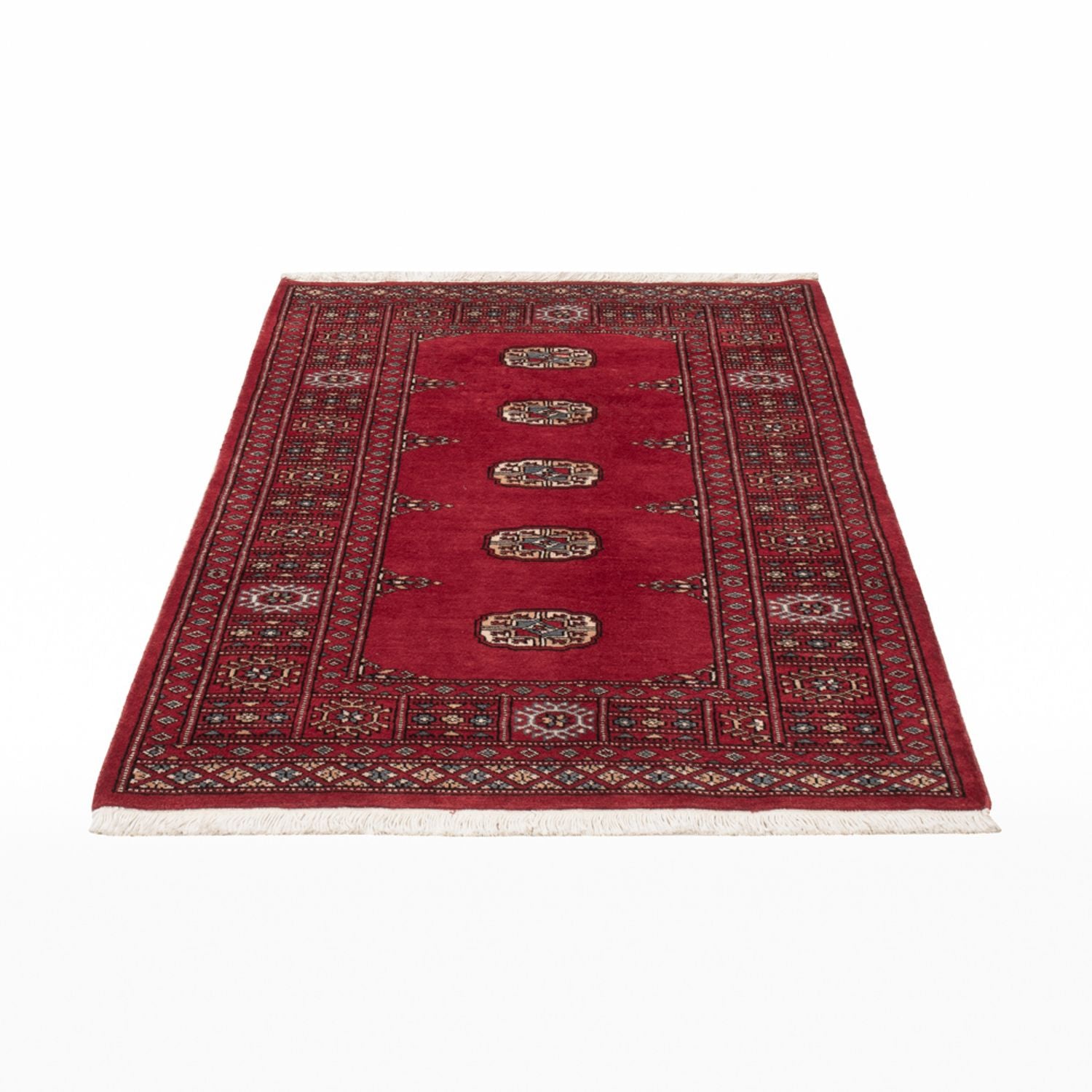 Alfombra Pakistani - 132 x 89 cm - rojo