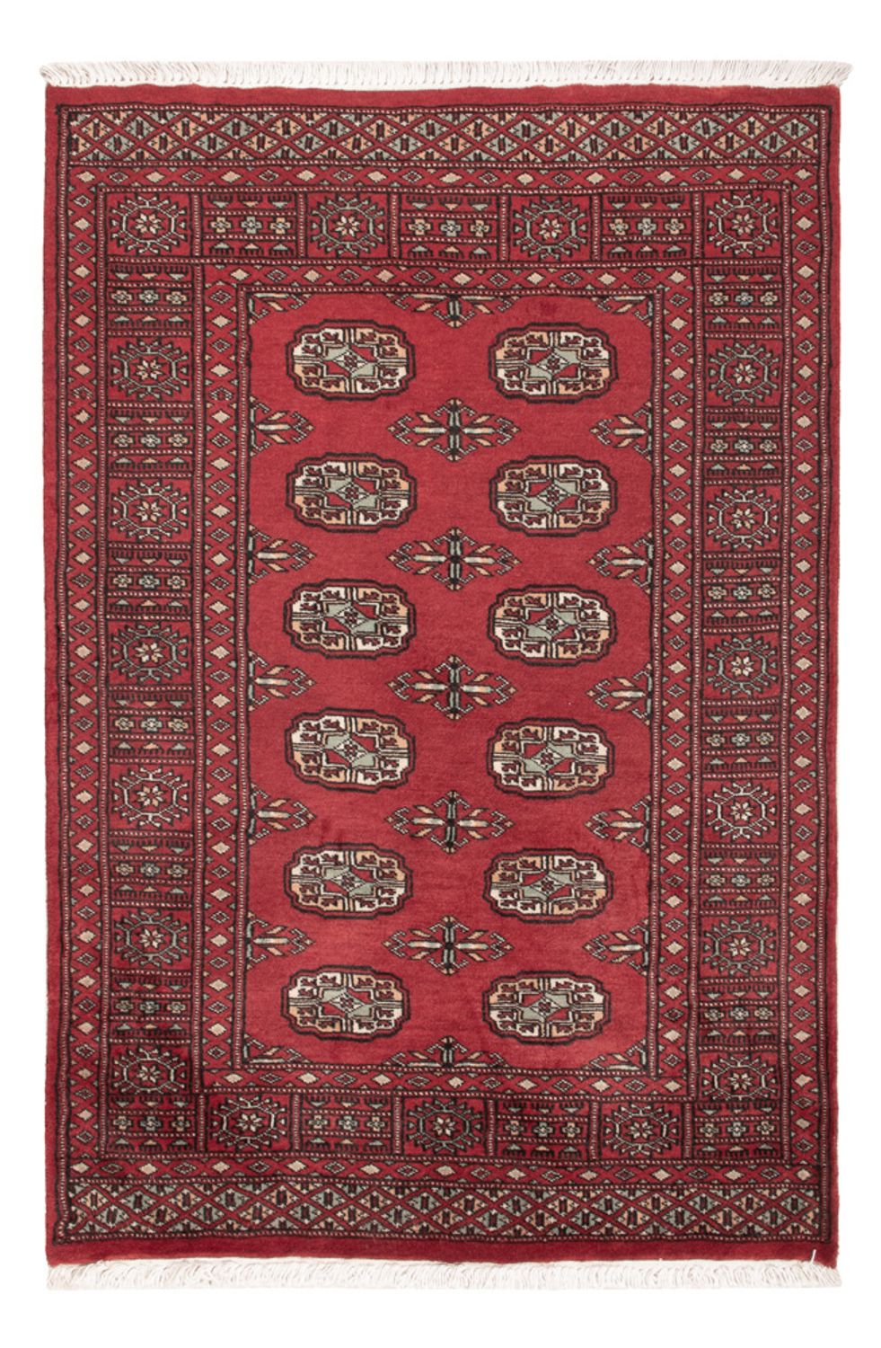 Alfombra Pakistani - 142 x 93 cm - rojo