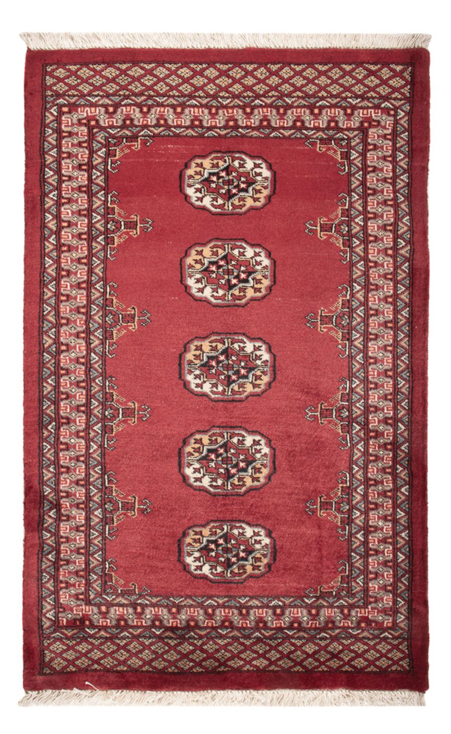 Alfombra Pakistani - 129 x 83 cm - rojo