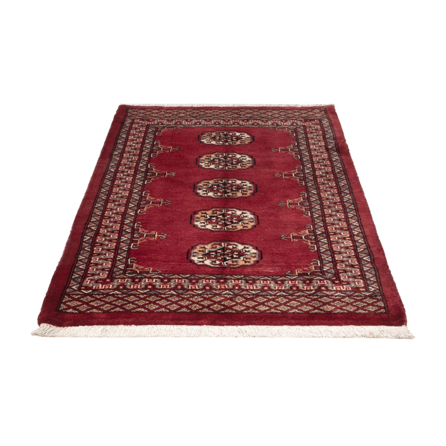 Alfombra Pakistani - 129 x 83 cm - rojo