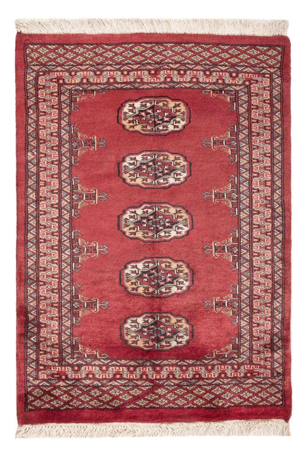 Alfombra Pakistani - 114 x 79 cm - rojo