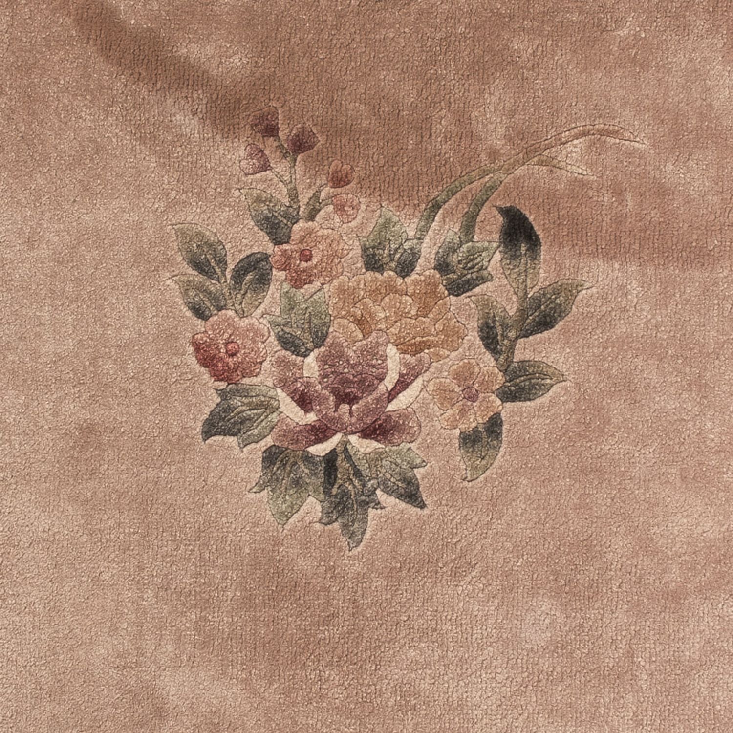Alfombra de seda - Seda china - 135 x 70 cm - beige