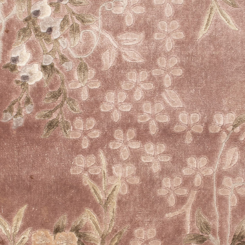 Alfombra de seda - Seda china - 123 x 62 cm - beige