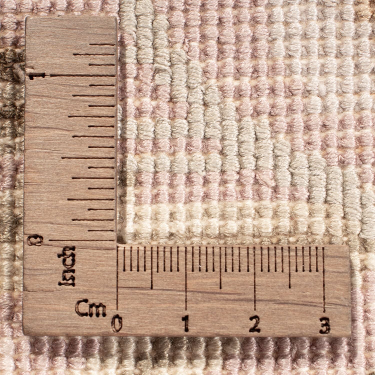 Alfombra de seda - Seda china - 123 x 62 cm - beige