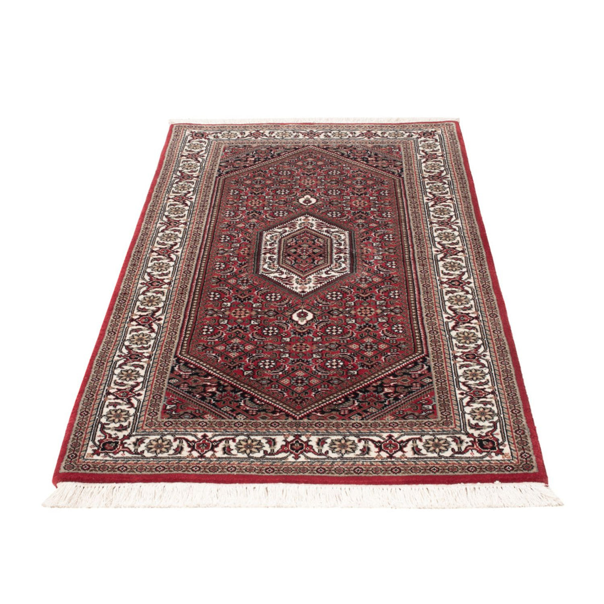 Alfombra oriental - Bidjar - Indus - 141 x 73 cm - beige oscuro