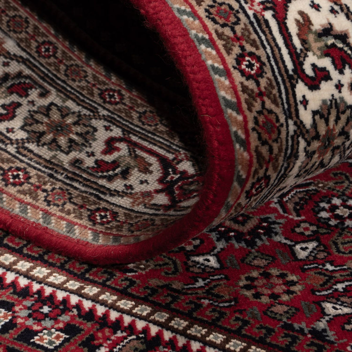 Alfombra oriental - Bidjar - Indus - 159 x 91 cm - beige oscuro