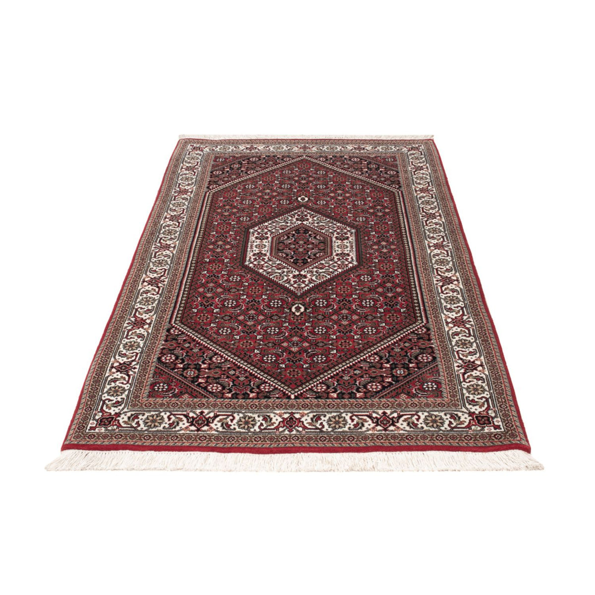 Alfombra oriental - Bidjar - Indus - 159 x 91 cm - beige oscuro