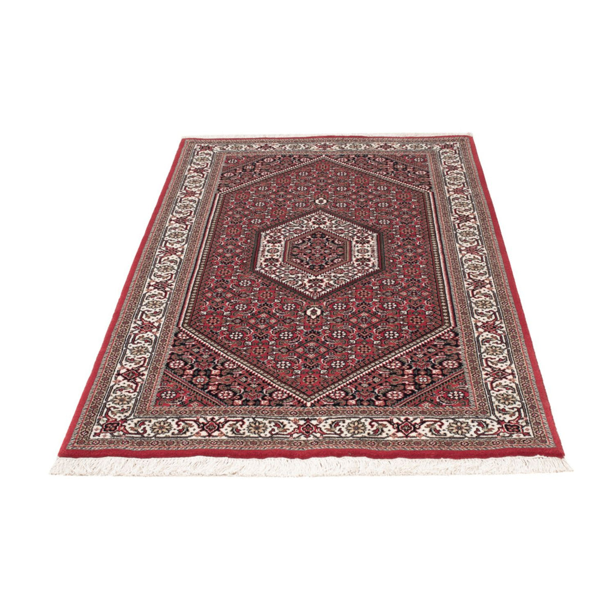 Alfombra oriental - Bidjar - Indus - 160 x 90 cm - beige oscuro