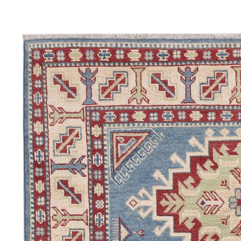 Alfombra Ziegler - Kazak - 183 x 118 cm - azul claro