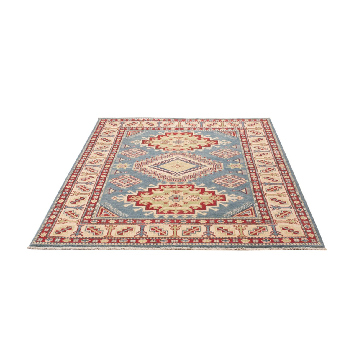 Alfombra Ziegler - Kazak - 183 x 118 cm - azul claro