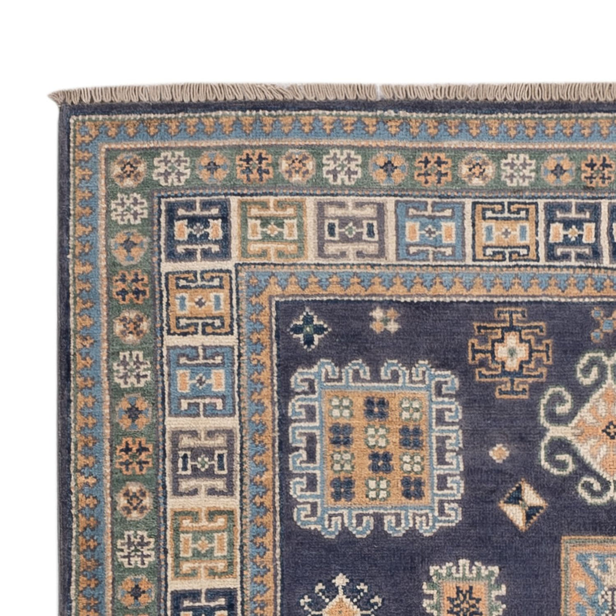 Alfombra Ziegler - Kazak - 180 x 117 cm - azul oscuro