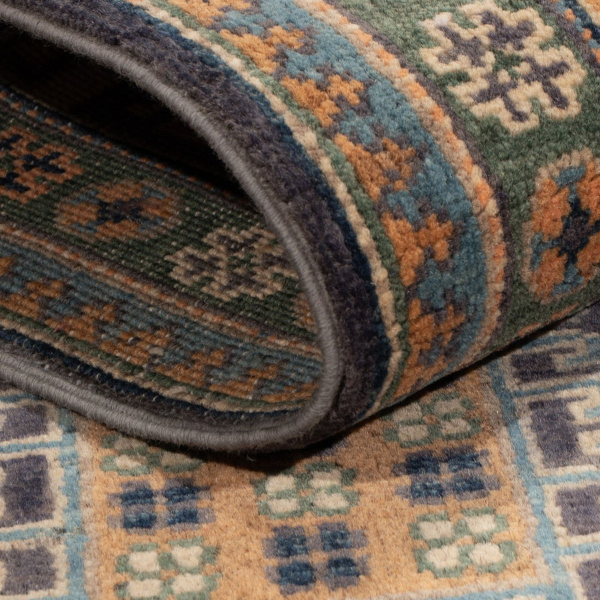 Alfombra Ziegler - Kazak - 180 x 117 cm - azul oscuro