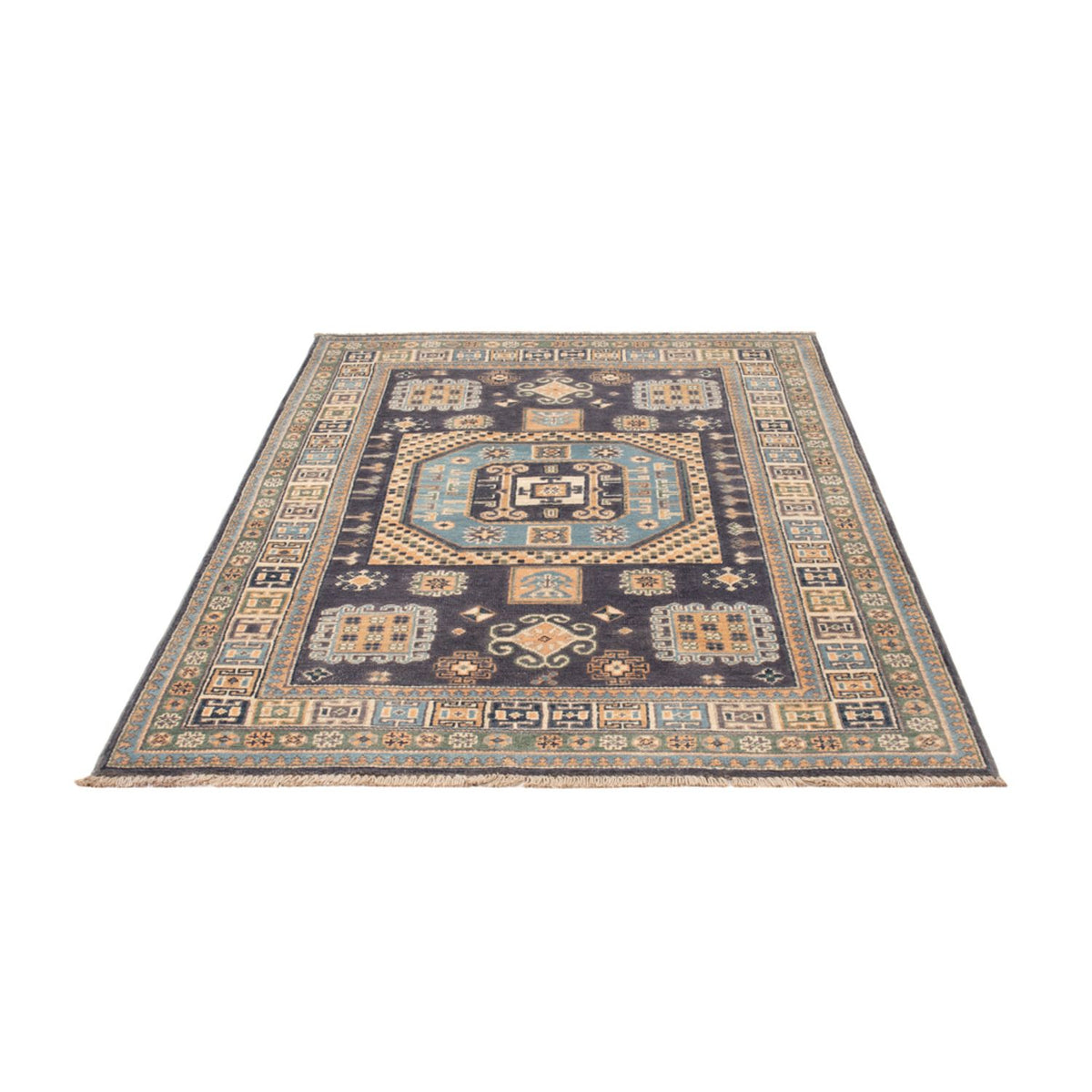 Alfombra Ziegler - Kazak - 180 x 117 cm - azul oscuro