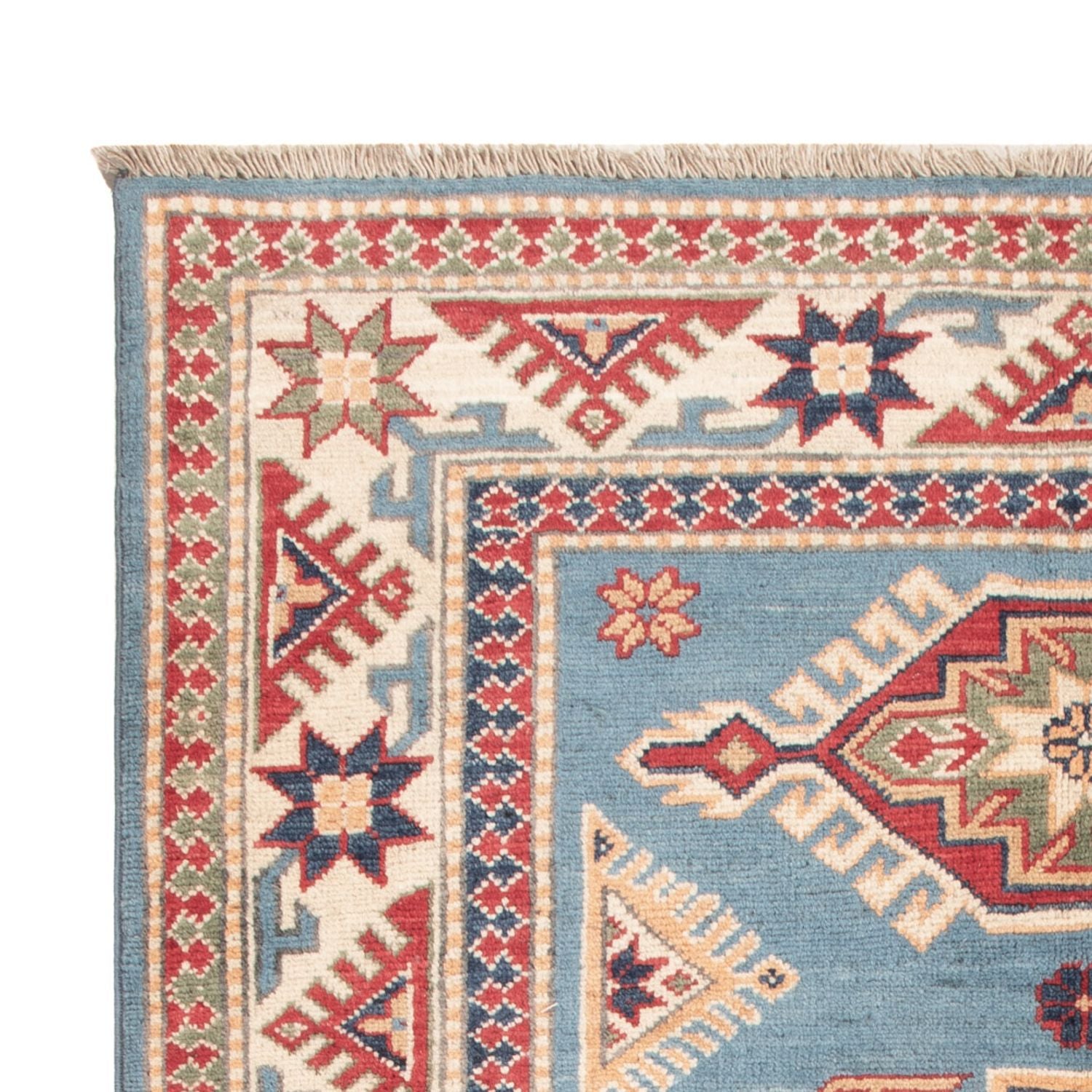 Alfombra Ziegler - Kazak - 147 x 100 cm - azul claro