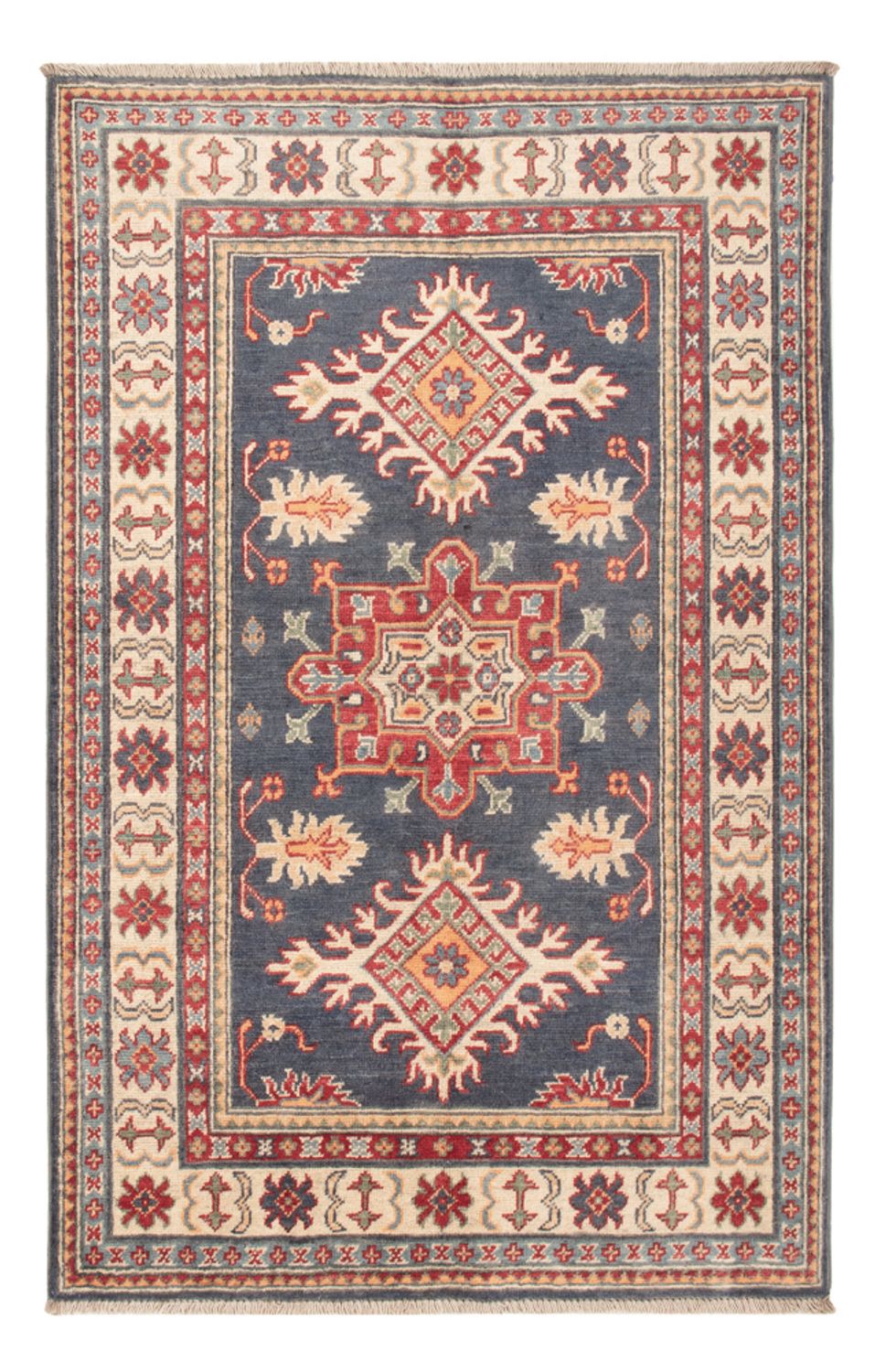 Alfombra Ziegler - Kazak - 148 x 97 cm - azul oscuro