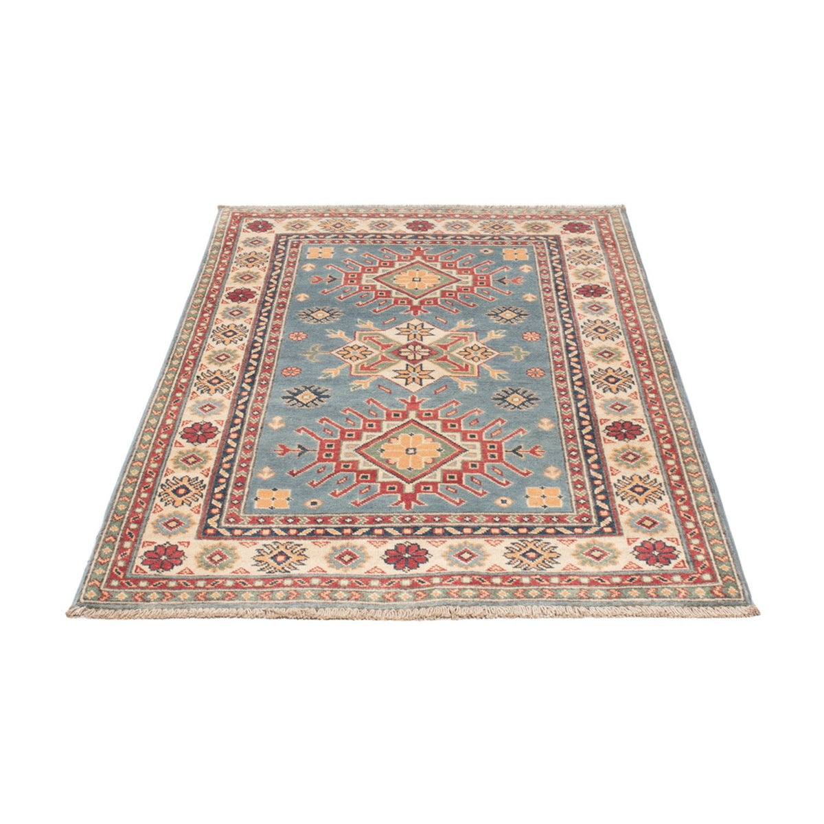 Alfombra Ziegler - Kazak - 147 x 98 cm - azul claro