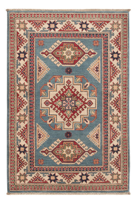 Alfombra Ziegler - Kazak - 146 x 96 cm - azul claro