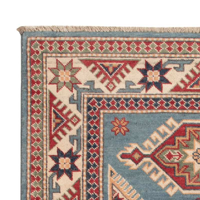 Alfombra Ziegler - Kazak - 146 x 96 cm - azul claro
