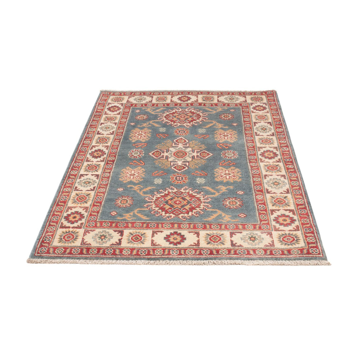 Alfombra Ziegler - Kazak - 150 x 98 cm - azul claro