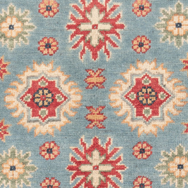 Alfombra Ziegler - Kazak - 124 x 81 cm - azul claro