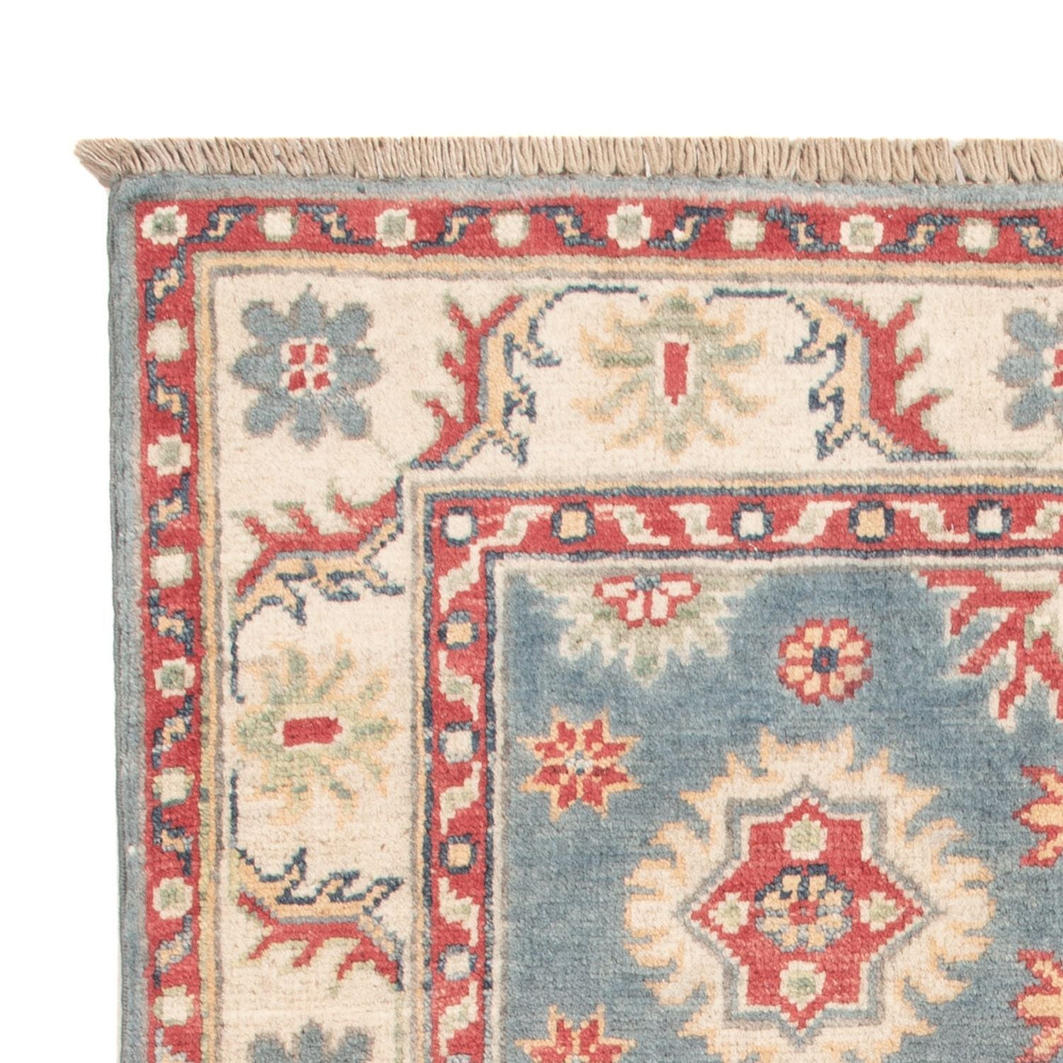 Alfombra Ziegler - Kazak - 122 x 80 cm - azul claro