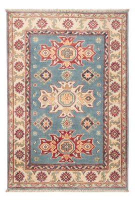 Alfombra Ziegler - Kazak - 123 x 83 cm - azul claro