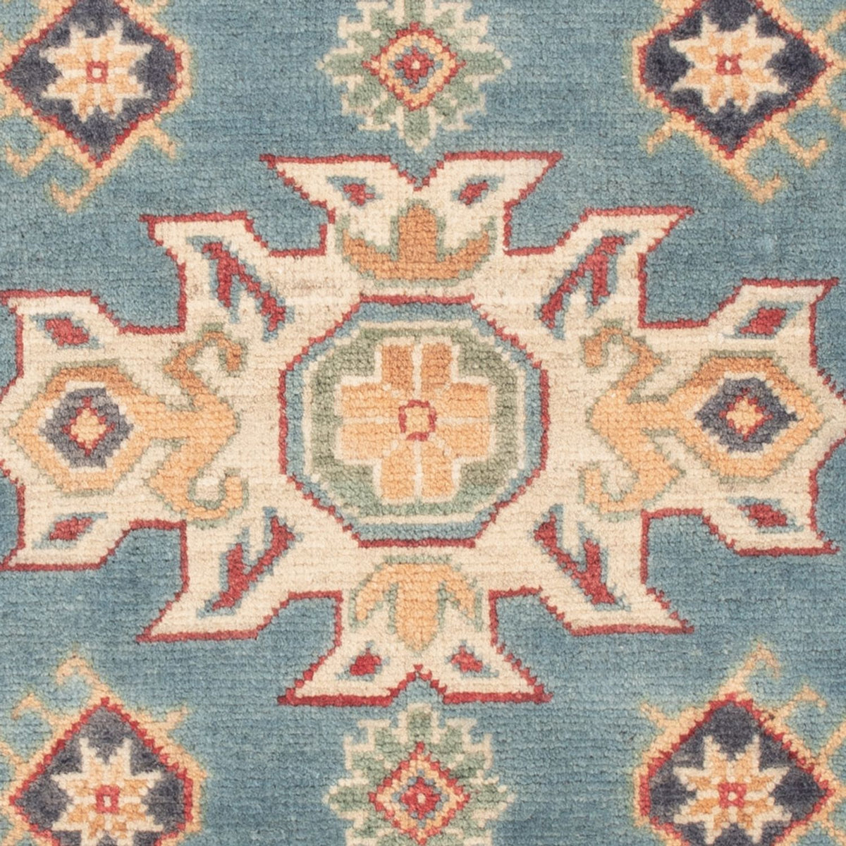 Alfombra Ziegler - Kazak - 123 x 83 cm - azul claro