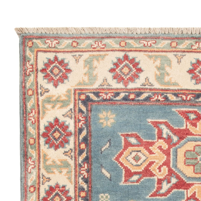 Alfombra Ziegler - Kazak - 123 x 83 cm - azul claro
