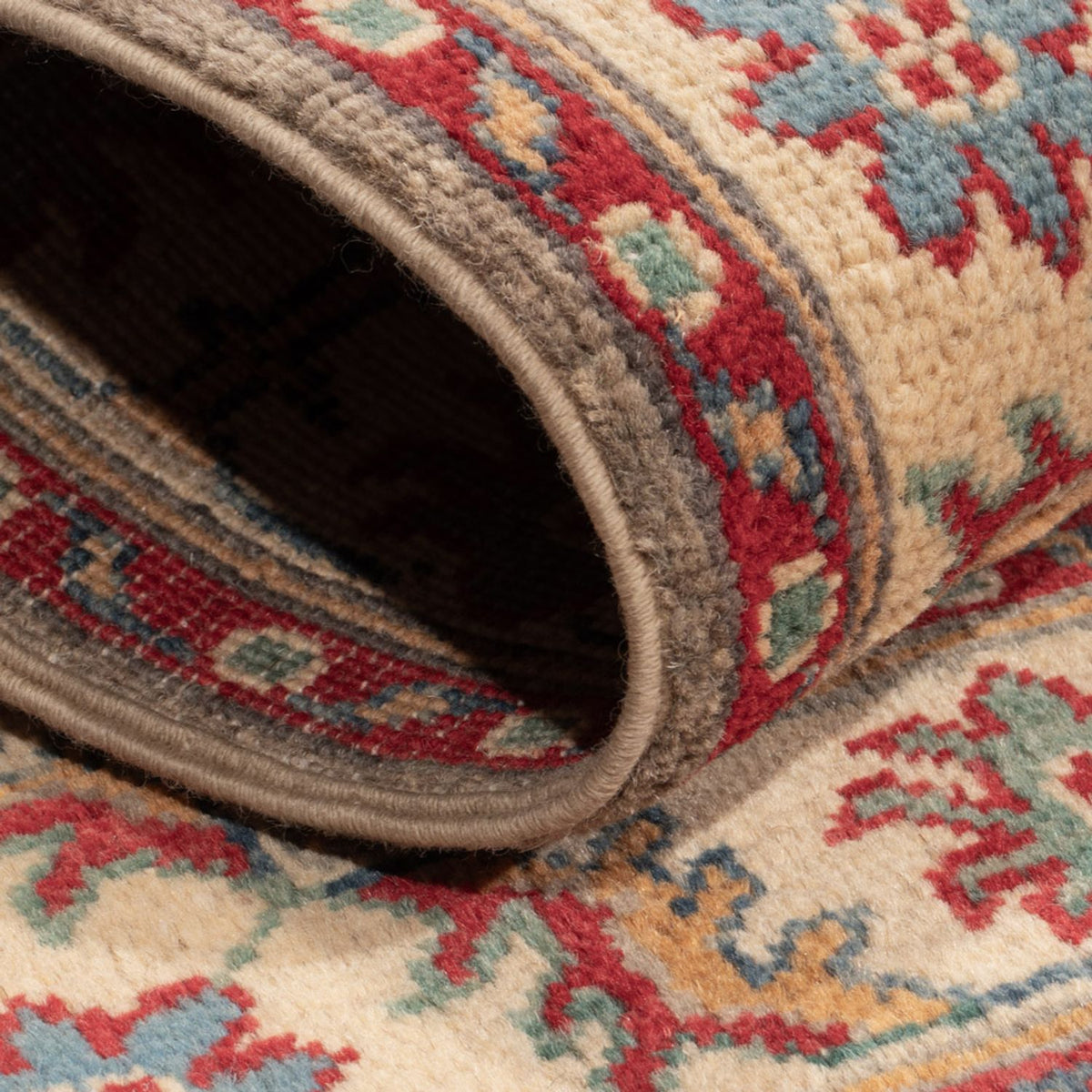 Alfombra Ziegler - Kazak - 124 x 85 cm - verde claro